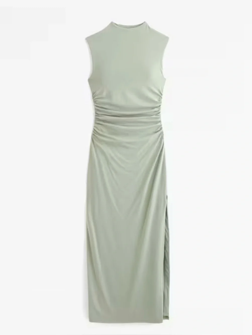 Abercrombie & Fitch Sleeveless Maxi Dress in Sage
